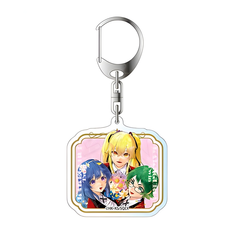 Kakegurui Anime Acrylic Pendan - مراجعة Cosplay Prop Painting وسعره