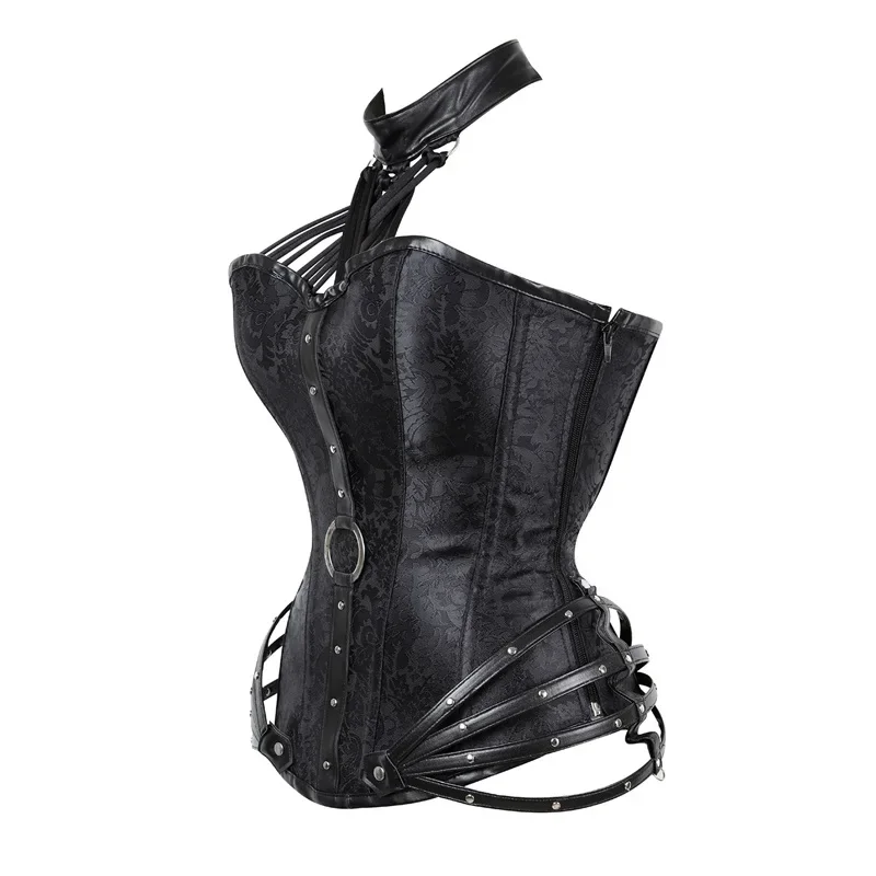 Gothic Steampunk Corset Tops w - مراجعة Boning Corset Steel وسعره