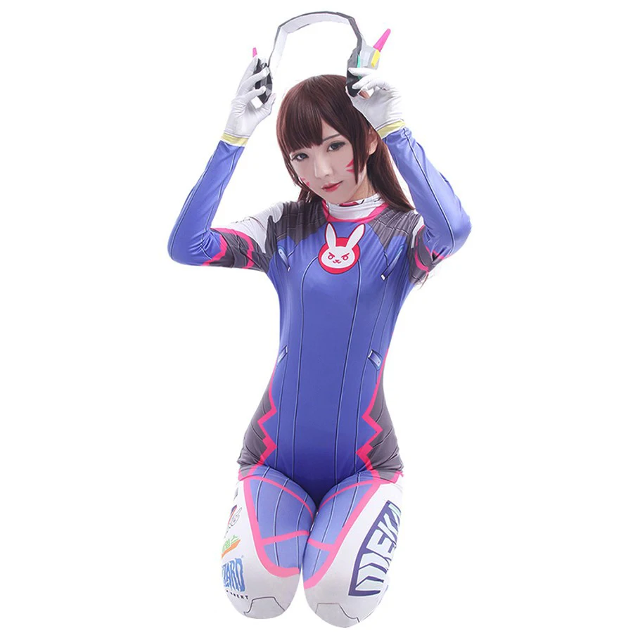Anime Woman Jumpsuit Tights Dv - مراجعة Dva Cosplay Prop وسعره