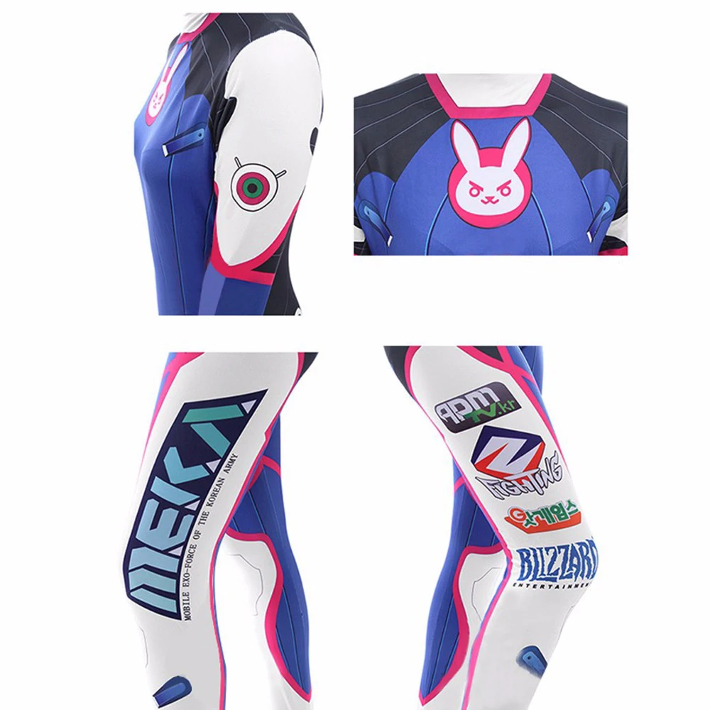 Anime Woman Jumpsuit Tights Dv - مراجعة Dva Cosplay Prop وسعره