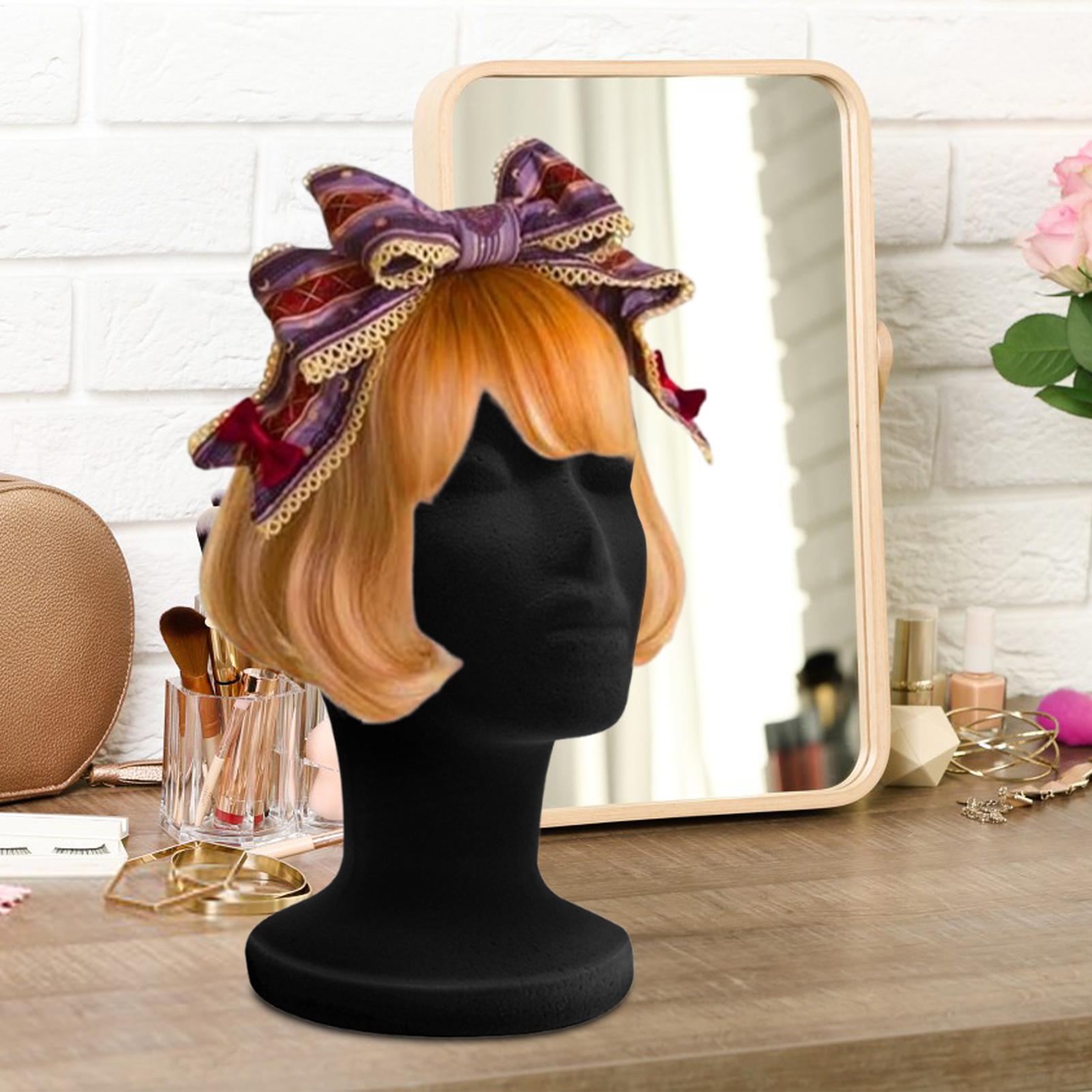 Mannequin Head Foam Black Velv - مراجعة Cosplay Prop Foam وسعره