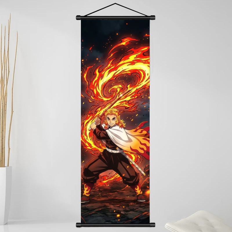 Demon Slayer Kyojuro Rengoku H - مراجعة Anime Cosplay Prop وسعره