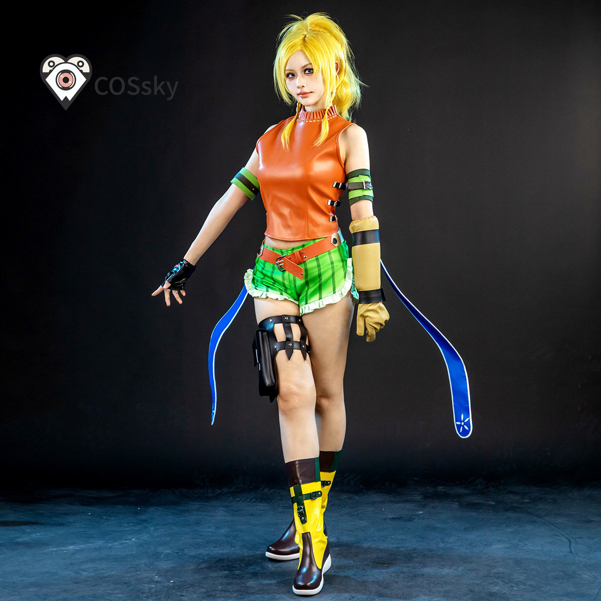 Game Final Fantasy X  Rikku Co - مراجعة Cosplay Prop Making وسعره