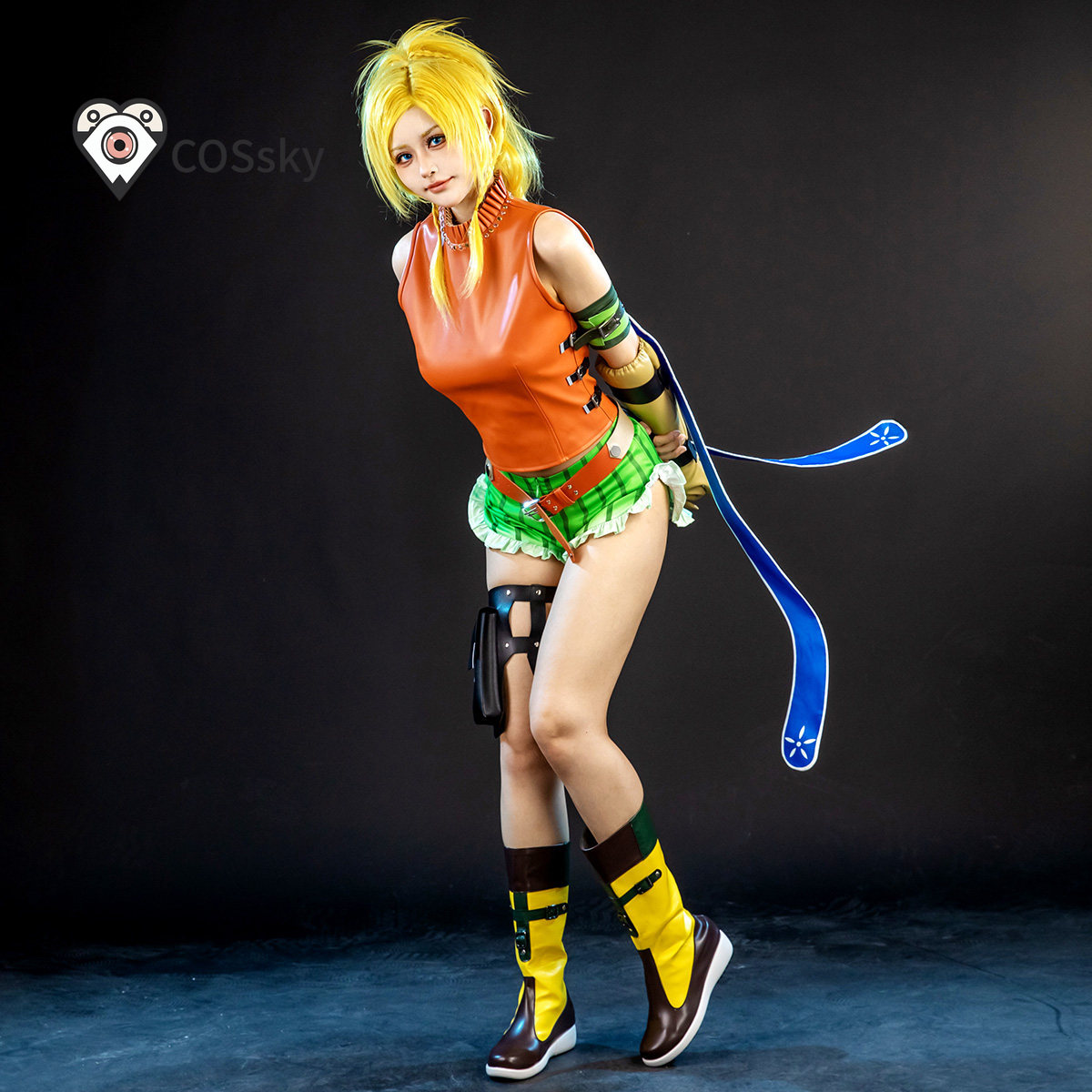 Game Final Fantasy X  Rikku Co - مراجعة Cosplay Prop Making وسعره