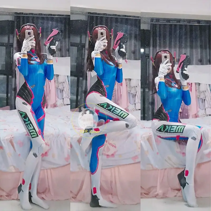 Dva Cosplay Costume Bodysuit Z - مراجعة Dva Cosplay Prop وسعره