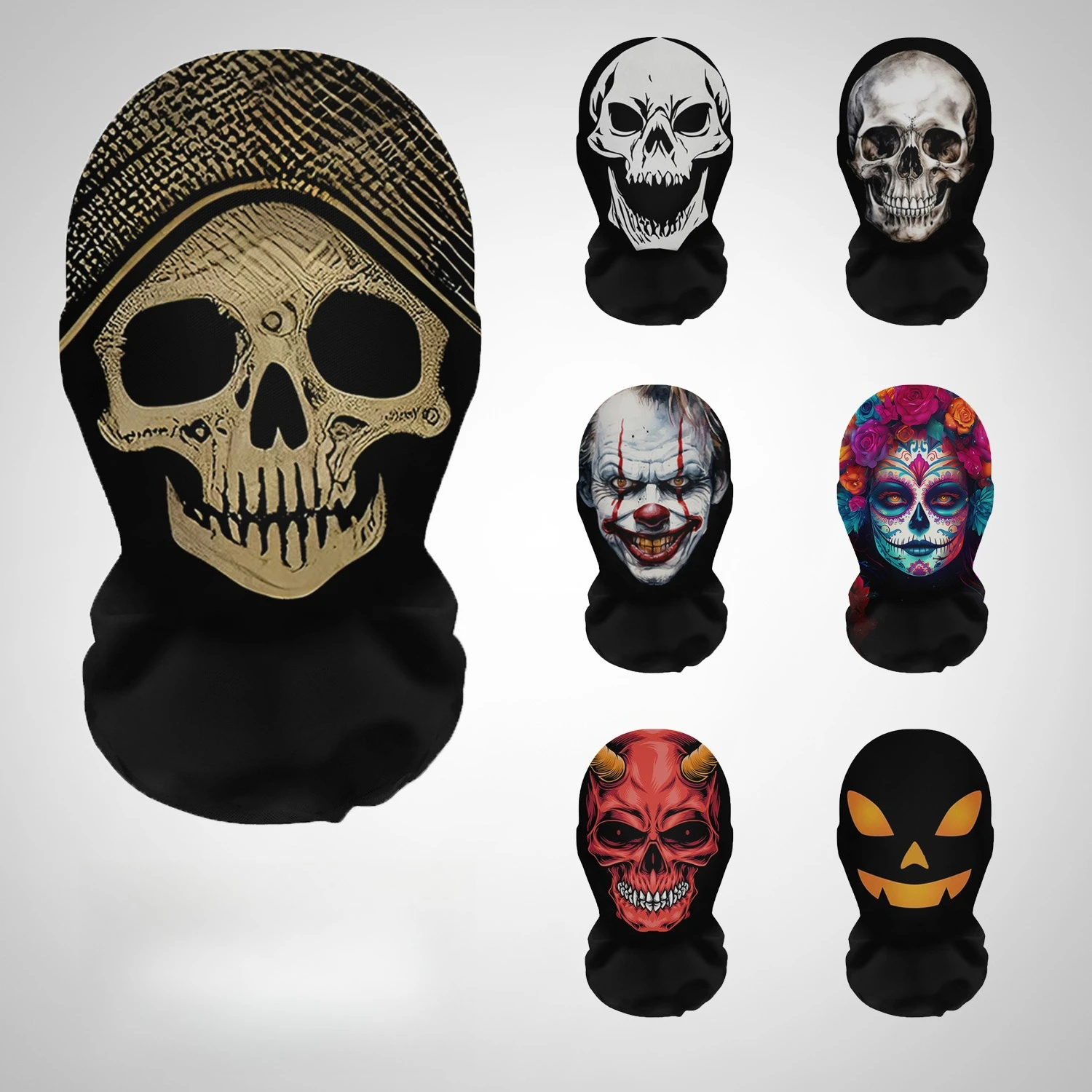 Halloween Terror Masks 3D Prin - مراجعة Cosplay Prop Pattern وسعره
