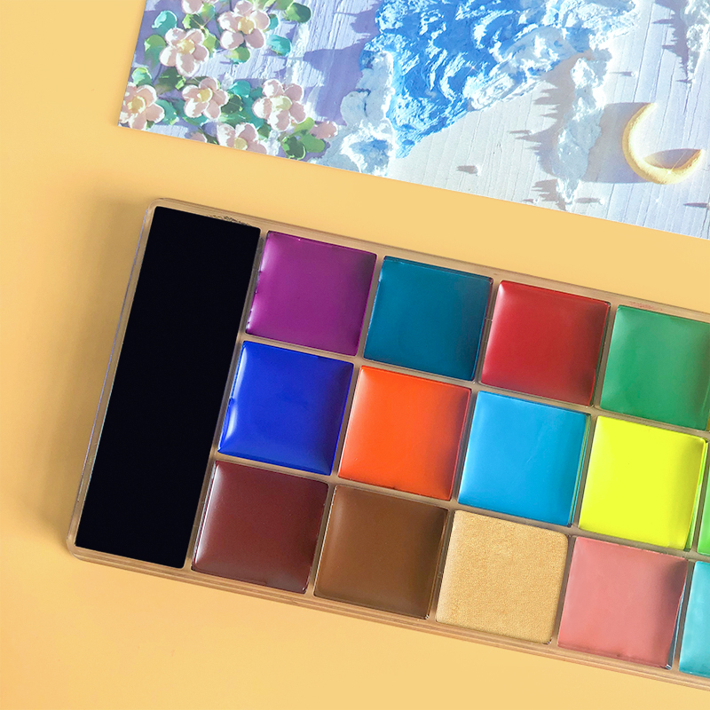 20 Colors Face Body Oil Painti - مراجعة Cosplay Prop Paint وسعره