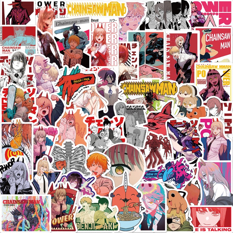 50pcs Anime Chainsaw Man Stick - مراجعة Cosplay Prop Diy وسعره