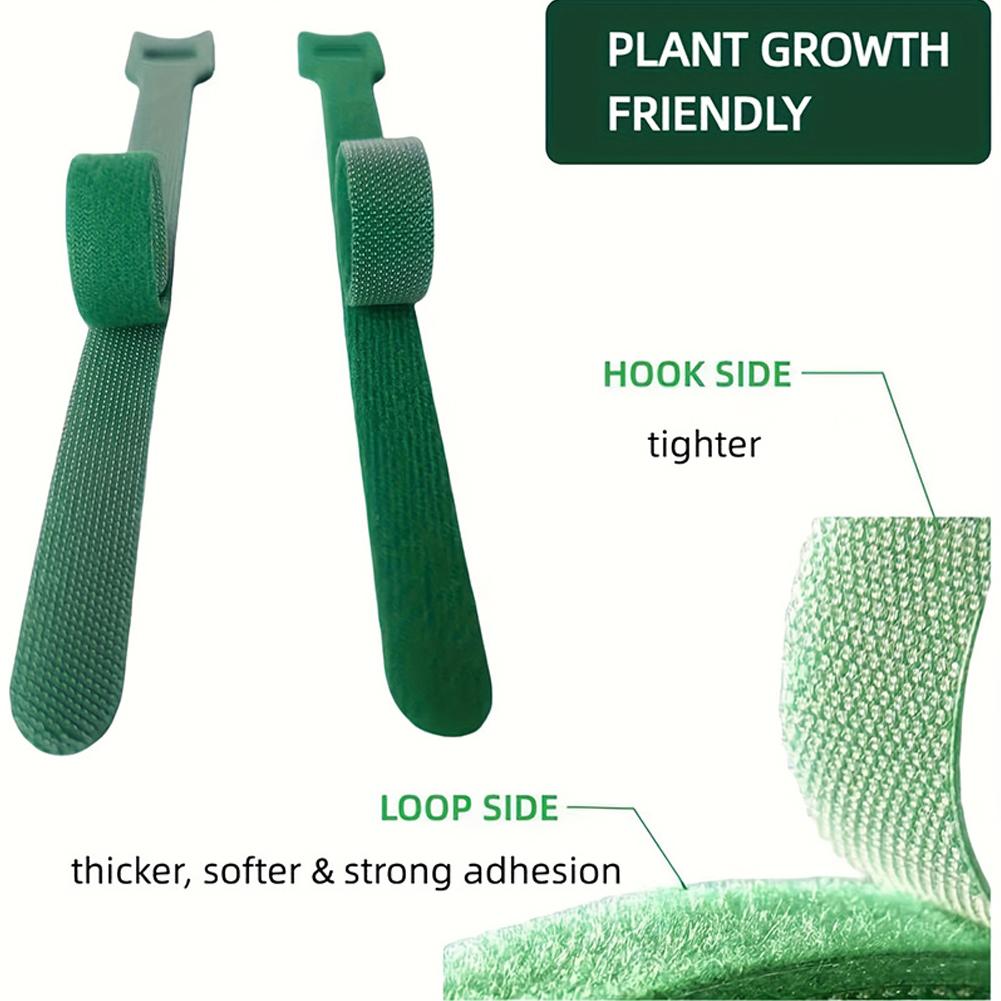 100pcs Reusable Adjustable Non - مراجعة Velcro Hook Loop وسعره