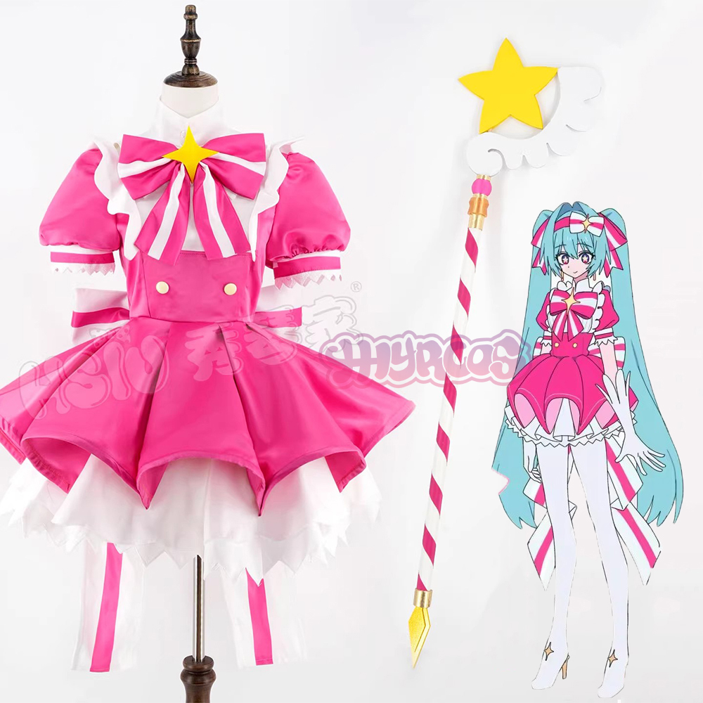 MMiku Retry Cosplay Costumes W - مراجعة Cosplay Prop Diy وسعره