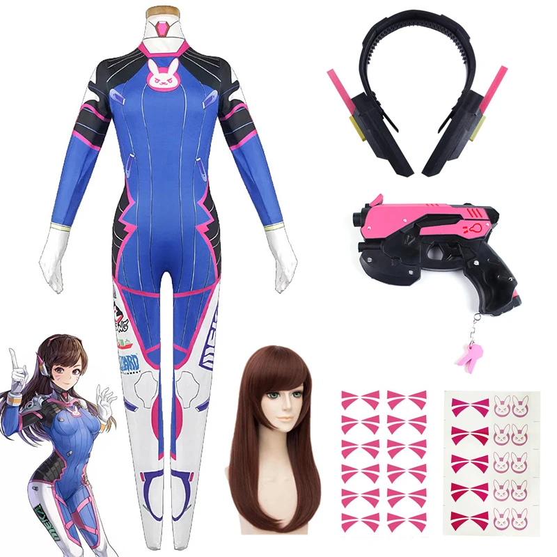 Game Overwatch Dva Cosplay Cos - مراجعة Dva Cosplay Prop وسعره