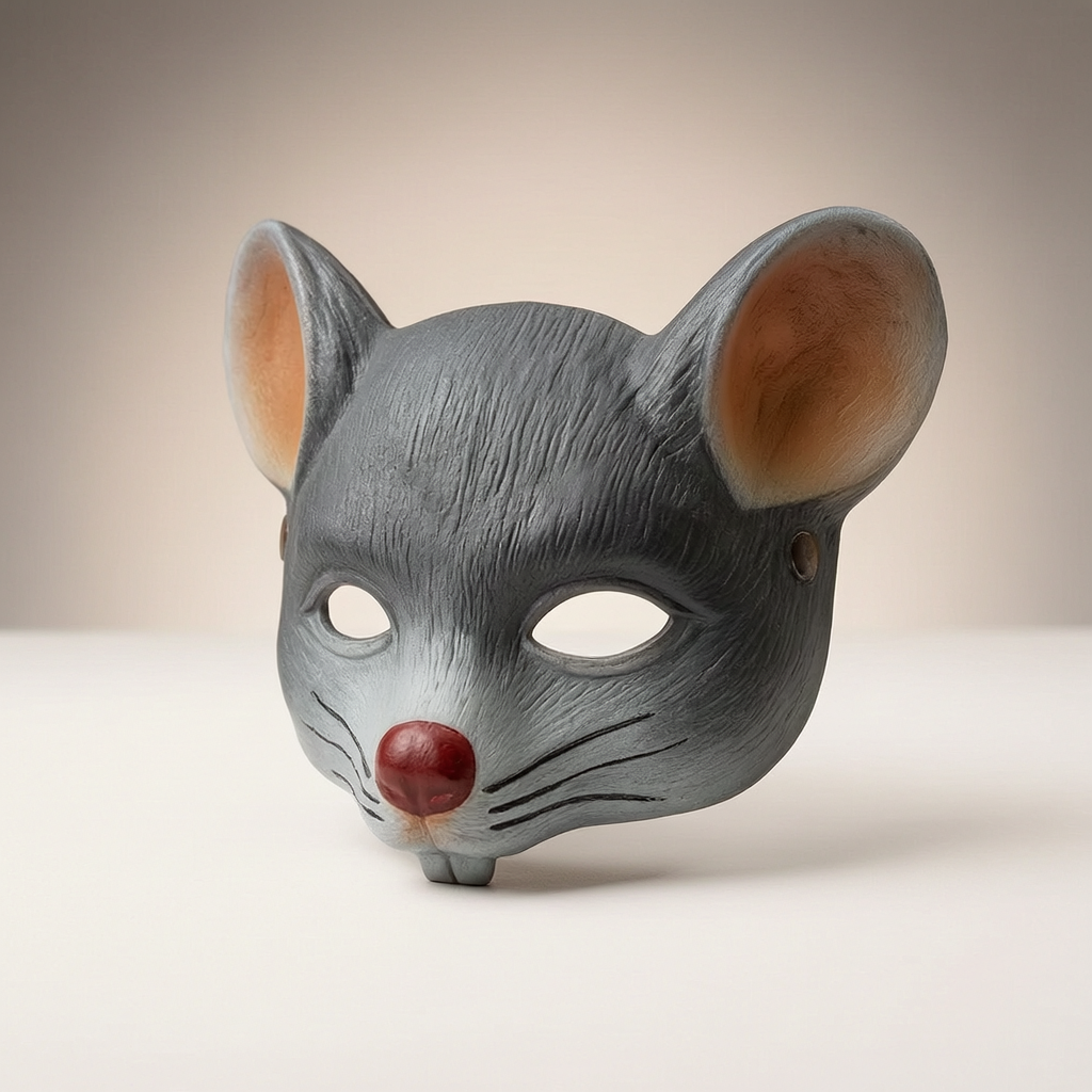 Mouse Half Face Mask 3D Stereo - مراجعة Cosplay Prop Foam وسعره