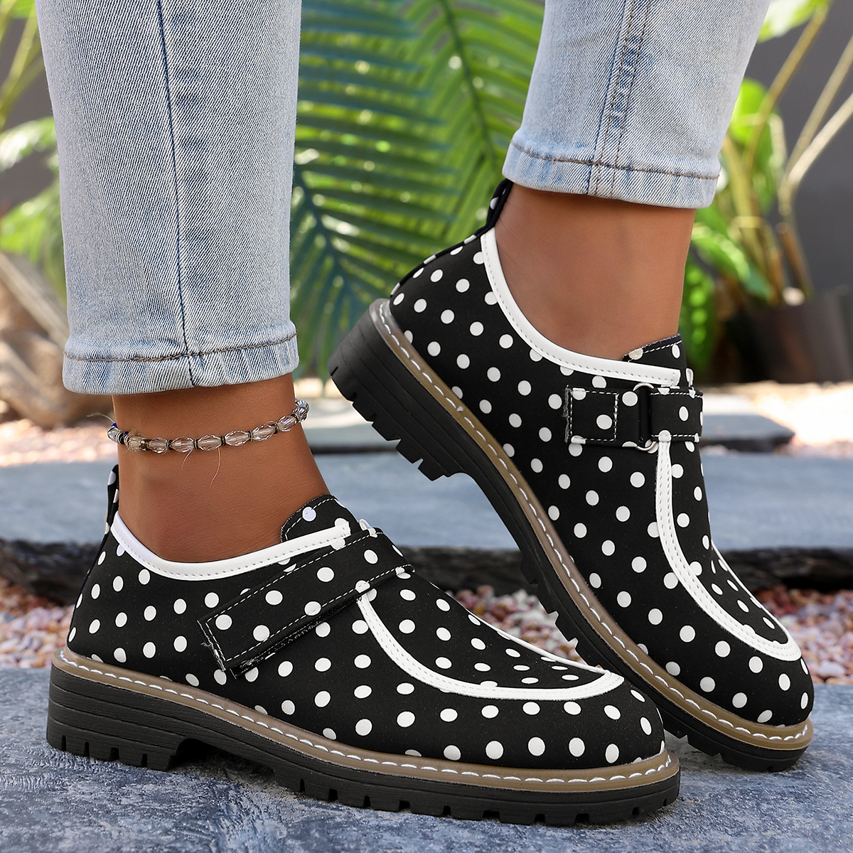 Women's Large Size Fashionable - مراجعة Velcro Hook Loop وسعره