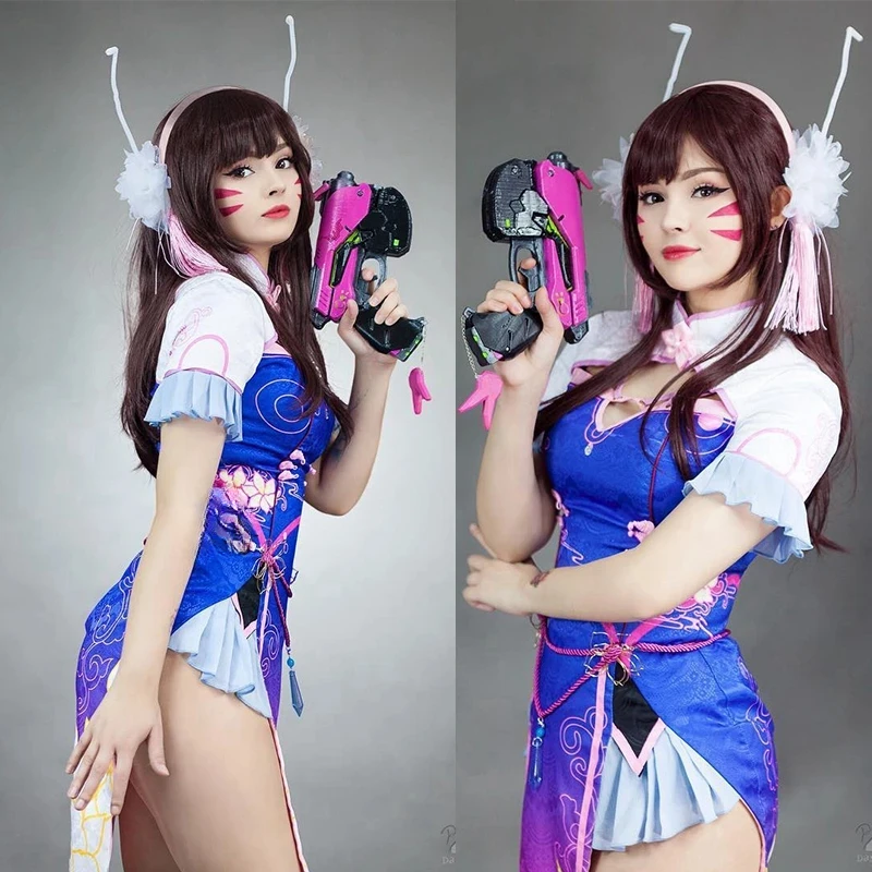 Game ROLECOS OW D.VA Cosplay W - مراجعة Dva Cosplay Prop وسعره
