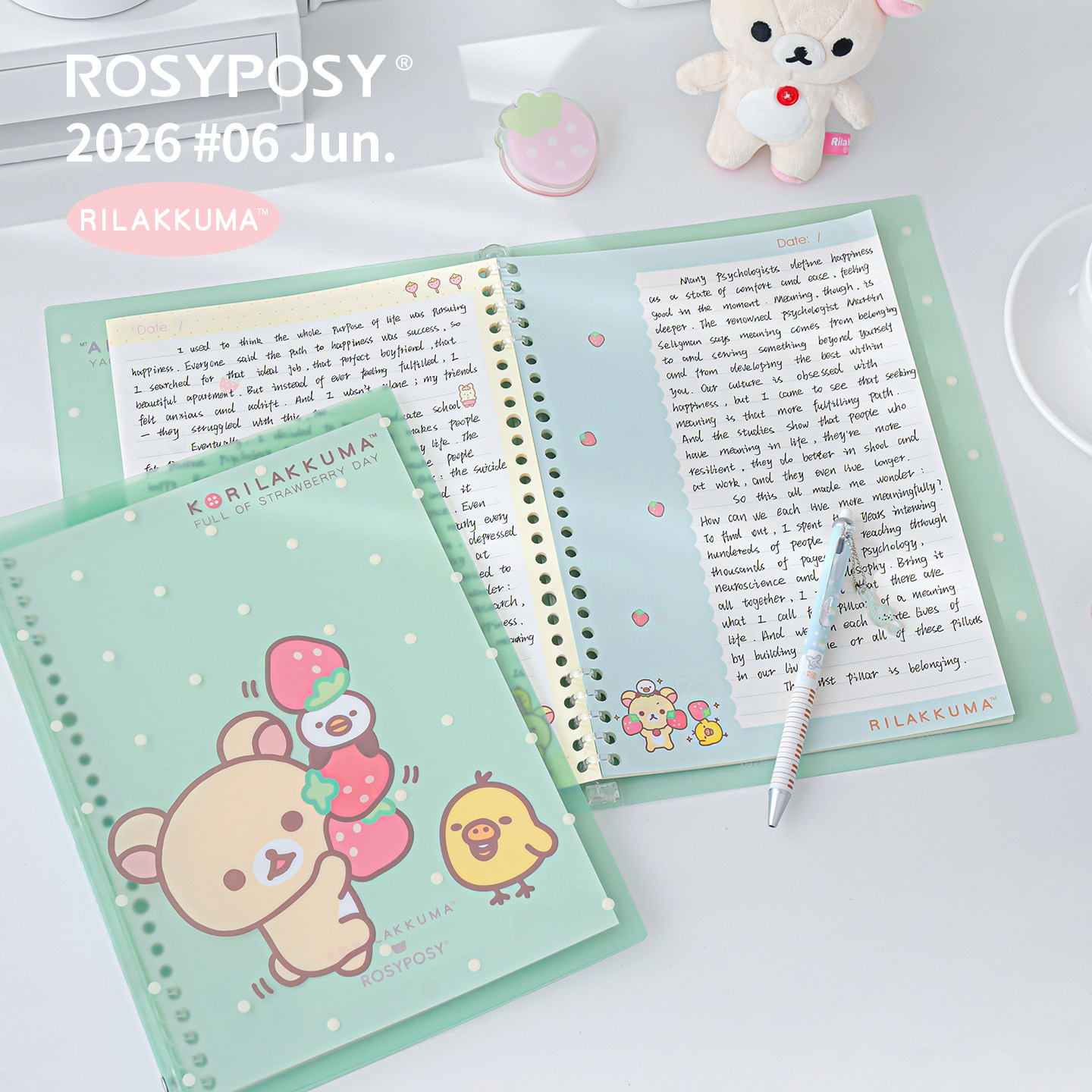Kawaii Rilakkuma Bear B5 Loose - مراجعة Cosplay Prop Book وسعره