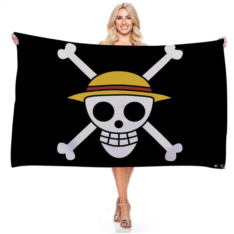 One Piece 90x150cm Pirate Skul - مراجعة Cosplay Prop Painting وسعره