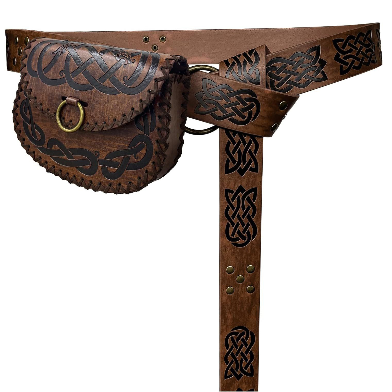 Medieval Viking Embossed Leath - مراجعة Cosplay Prop Pattern وسعره
