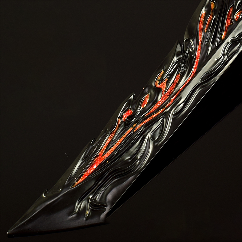 30cm Rebellious Seven Demon Bl - مراجعة Cosplay Prop Katana وسعره