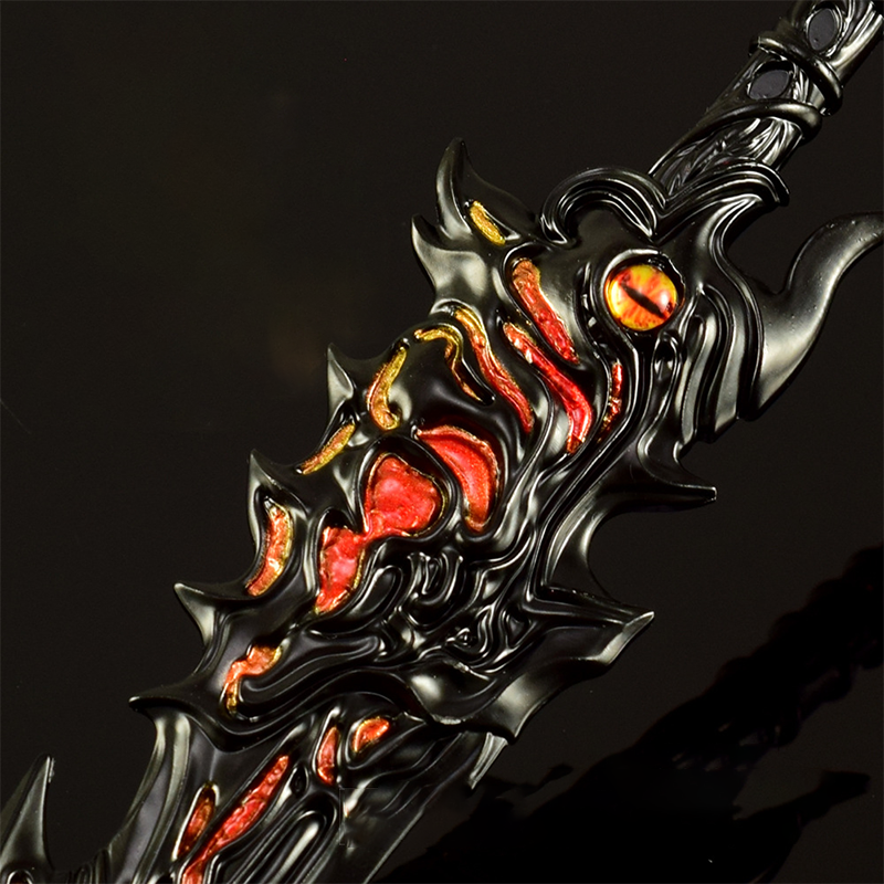 30cm Rebellious Seven Demon Bl - مراجعة Cosplay Prop Katana وسعره