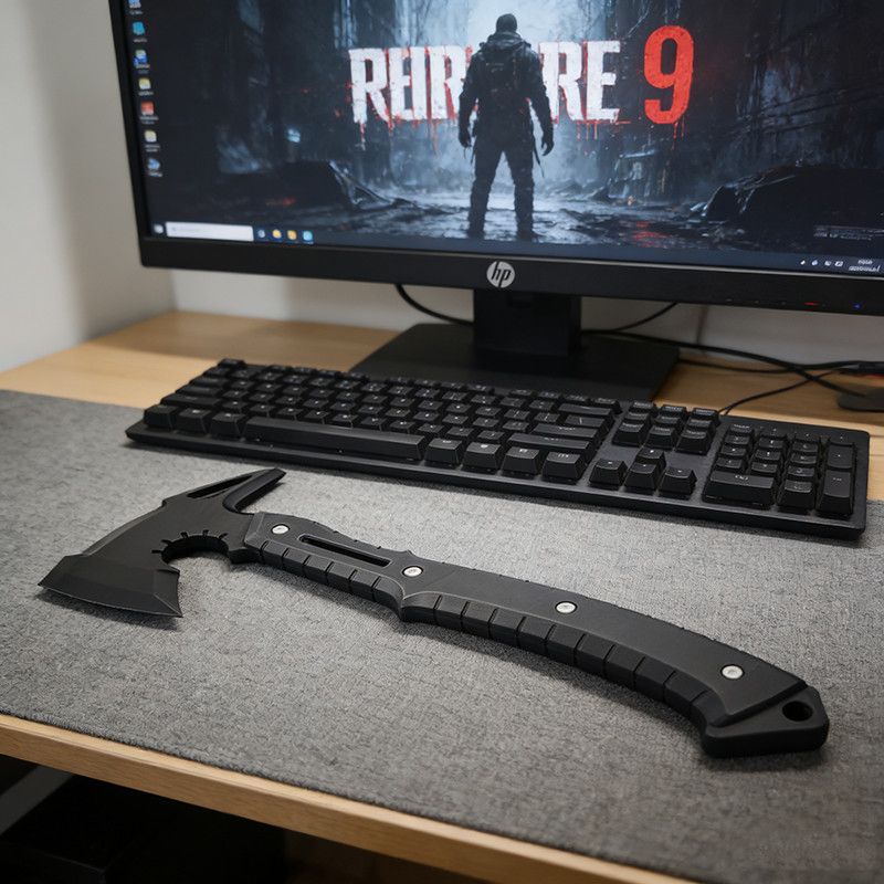 Cosplay Biohazard RE9 3D Print - مراجعة Cosplay Prop Axe وسعره