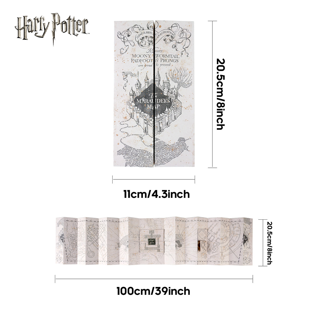 1PC Map Of The Marauder's Scho - مراجعة Prop For Cosplay وسعره