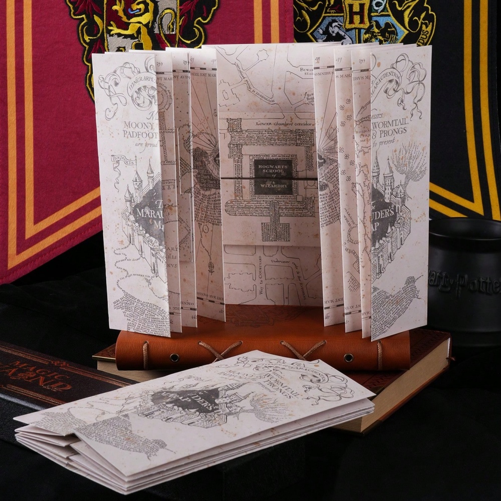 1PC Map Of The Marauder's Scho - مراجعة Prop For Cosplay وسعره