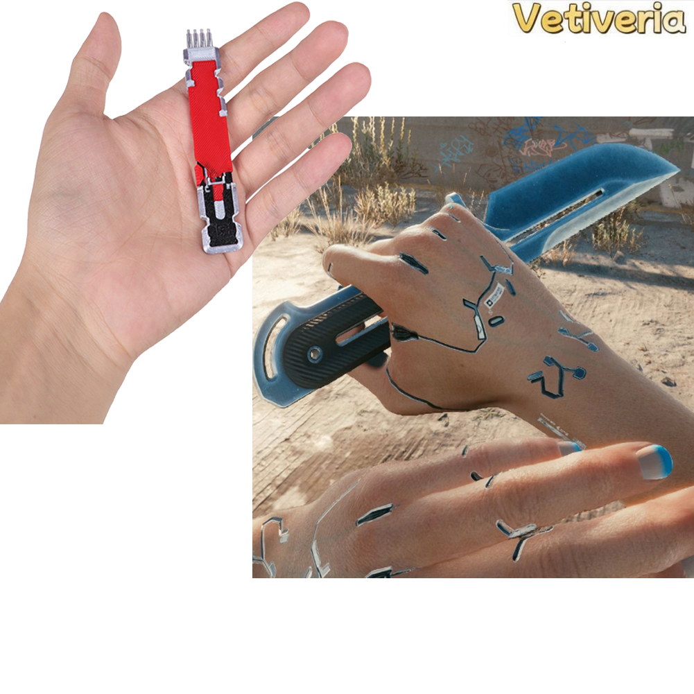 Adult Game 2077 V Chip Props C - مراجعة Cosplay Prop Knife وسعره
