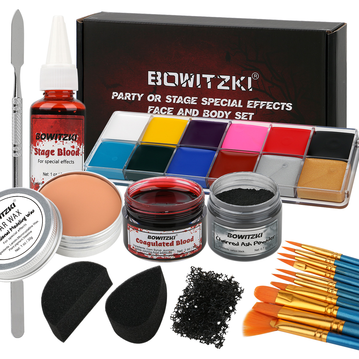 Bowitzki SFX Face Body Paint , - مراجعة Body Paint Sfx وسعره